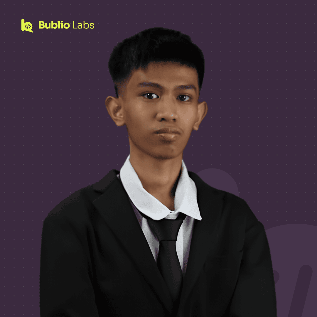 Portrait of Carl Louise Romales, founder of Bublio Labs